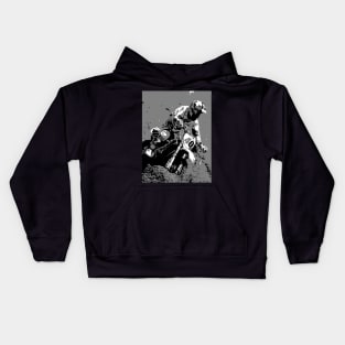 Digging up Dirt - Motocross Racer Kids Hoodie